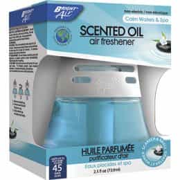Bright Air Scented Oil Air Freshener, Calm Waters & Spa, Blue, 2.5oz